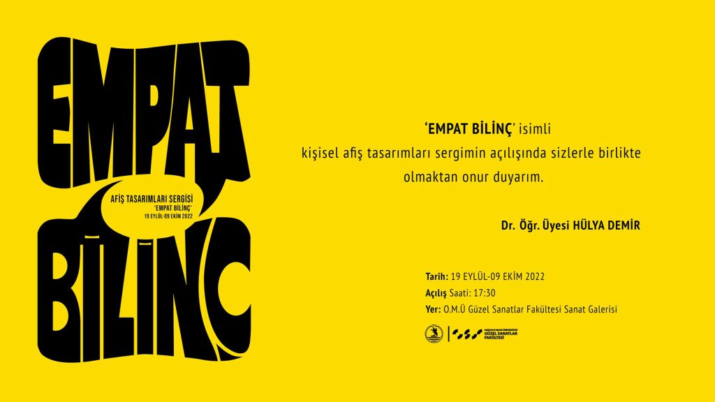 Empat Bilinç – Hülya Demir Kişisel Afiş Tasarımları Sergisi