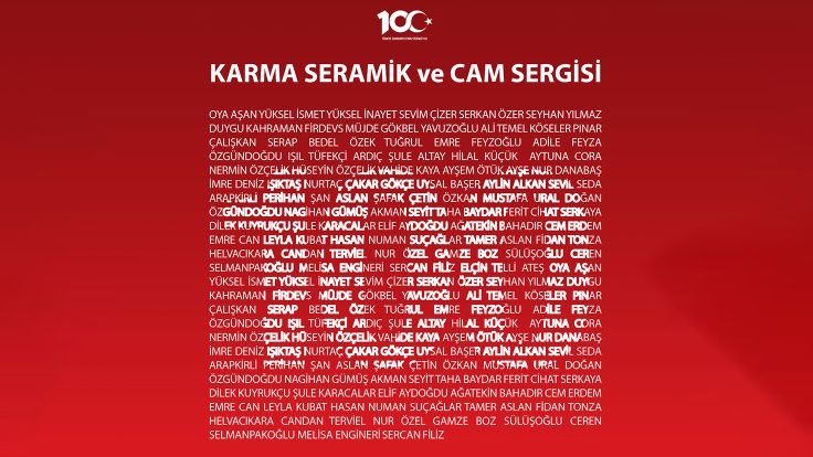 100. Yıl Karma Seramik ve Cam Sergisi